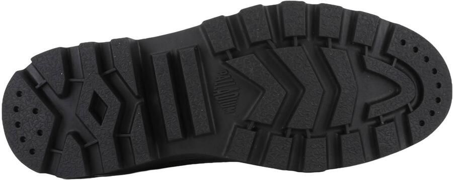 Palladium TRroopercuff WP+ leren veterboots met profielzool donkergroen - Foto 3