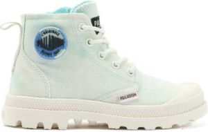 Palladium Pampa Sunset canvas sneakers lichtblauw