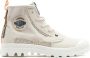 Palladium PAMPA~UNDERLAYER~~~~~~~~~~~~~~ Half-hoge schoenen Wit beige - Thumbnail 1