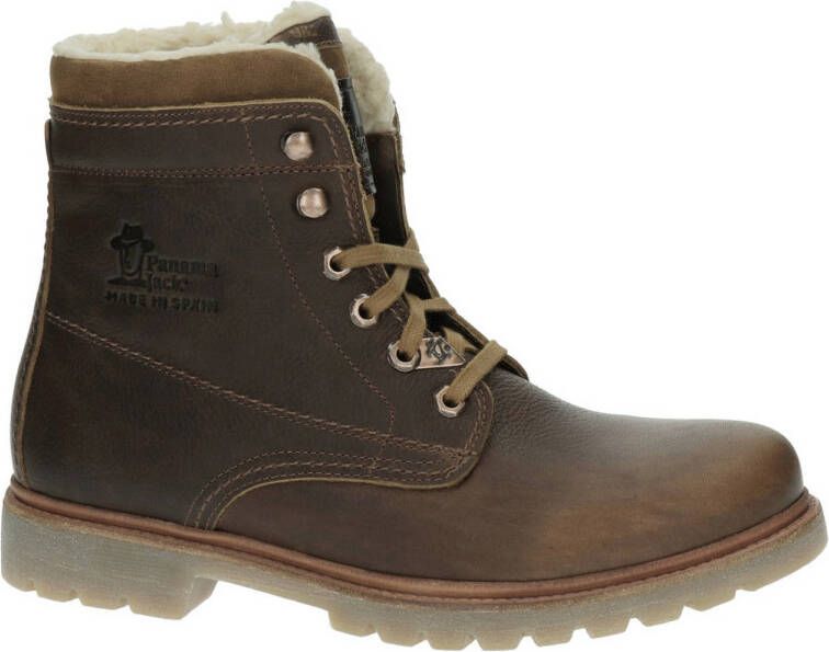 Panama Jack Aviator leren enkelboots