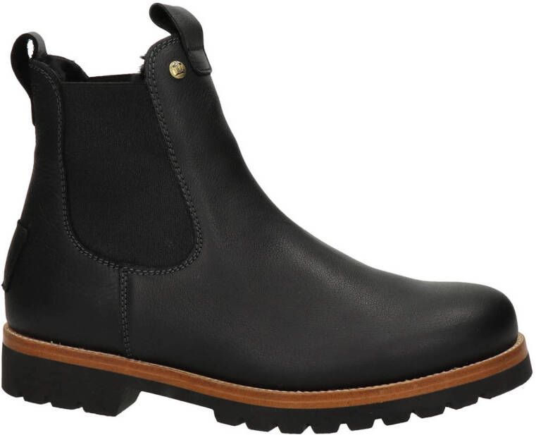 Panama Jack Burton Igloo leren chelsea boots zwart