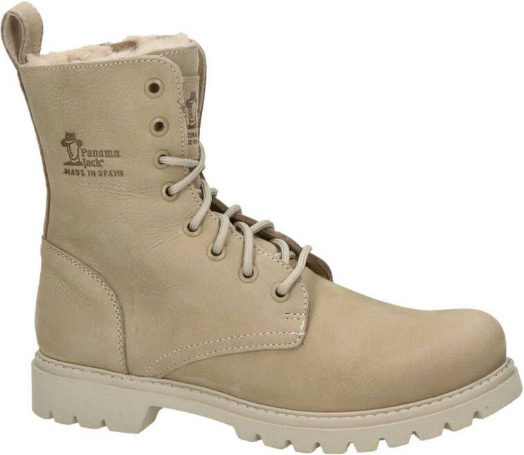 Panama Jack Frisia B8 nubuck veterboots beige