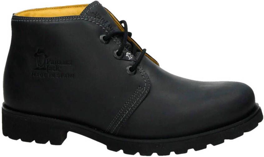 Panama Jack Bota Panama leren veterboots zwart
