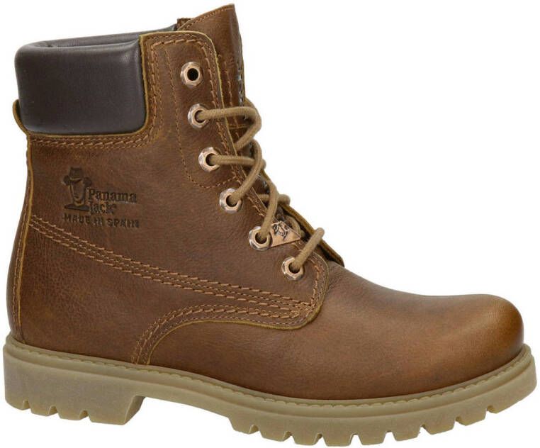 Panama Jack leren veterboots bruin