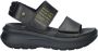 Panama Jack Noah chunky leren sandalen zwart - Thumbnail 1