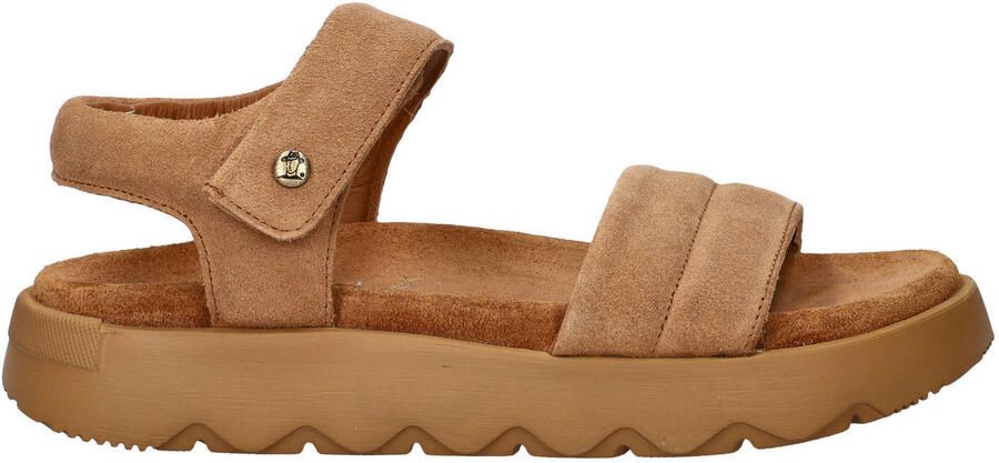 Panama Jack Bety suède sandalen cognac