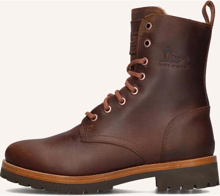 Panama Jack FRISIA~B10~~~~~~~~~~~~~~~~~~~~ Hoge sneakers Veterlaarzen Dames veterschoenen Dames sneakersHalf-hoge schoenen Cognac - Foto 3
