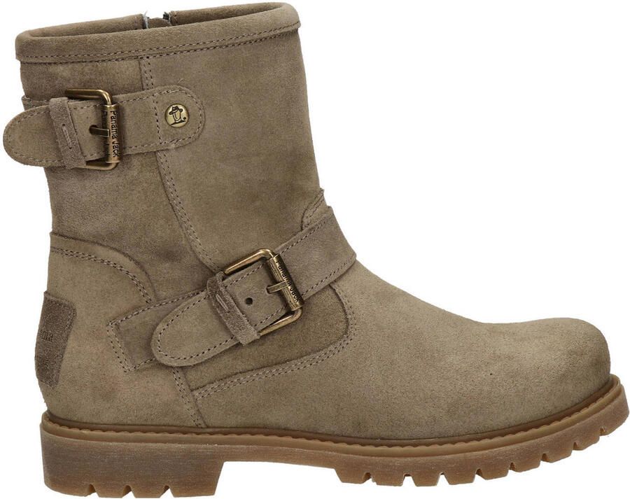 Panama Jack Felina Igloo gevoerde suède enkelboots taupe