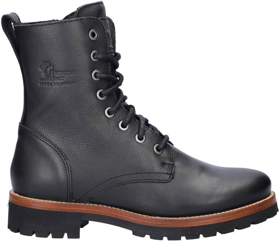 Panama Jack Frisia leren veterboots zwart