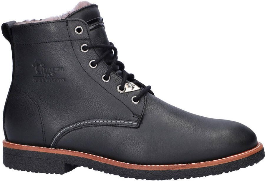 Panama Jack Glasgow Igloo gevoerde leren veterboots zwart