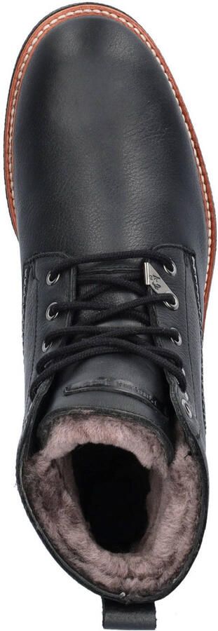 Panama Jack Glasgow Igloo gevoerde leren veterboots zwart