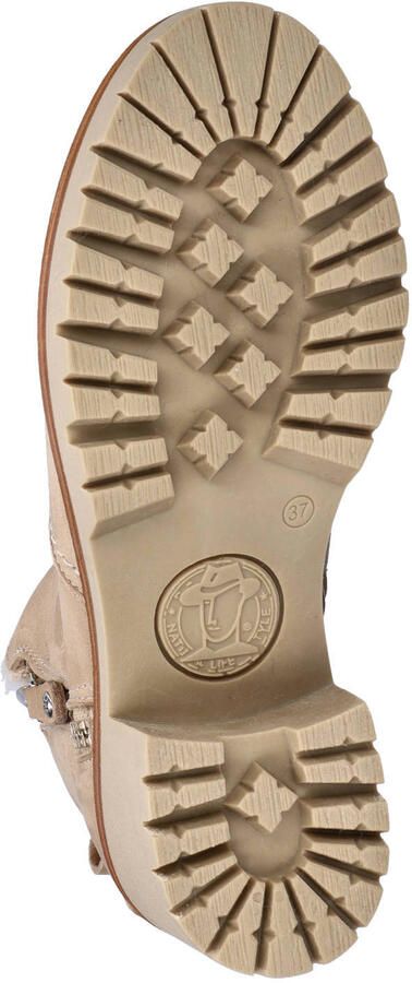 Panama Jack Pauline gevoerde nubuck enkellaarzen beige - Foto 2