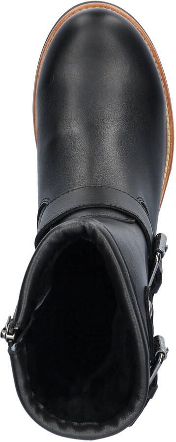 Panama Jack Raily Igloo gevoerde leren bikerboots zwart - Foto 3
