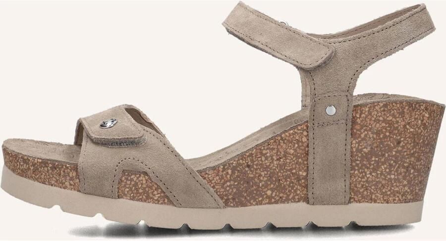 Panama Jack Julia Sandalen Met Sleehak Dames Taupe - Foto 6