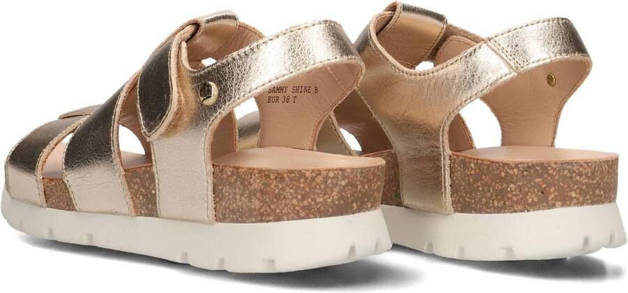 Panama Jack Gouden leren sandalen Sammy Yellow Dames - Foto 4