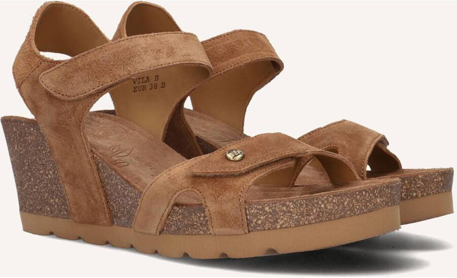 Panama Jack VILA B3 VELOUR Volwassenen Sandalen met hak Dames Sandalen Taupe - Foto 3