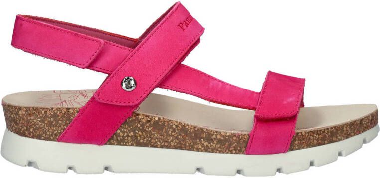 Panama Jack Selma nubuck sandalen fuchsia