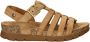 Panama Jack suède sandalen cognac - Thumbnail 1