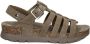 Panama Jack suède sandalen taupe - Thumbnail 1