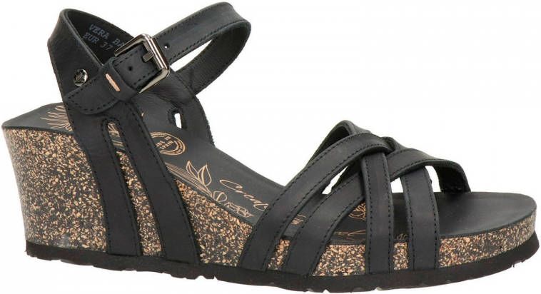 Zwarte PANAMA JACK Sandalen VERA | Omoda