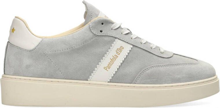 Pantofola d'Oro Argentario suède sneakers grijs