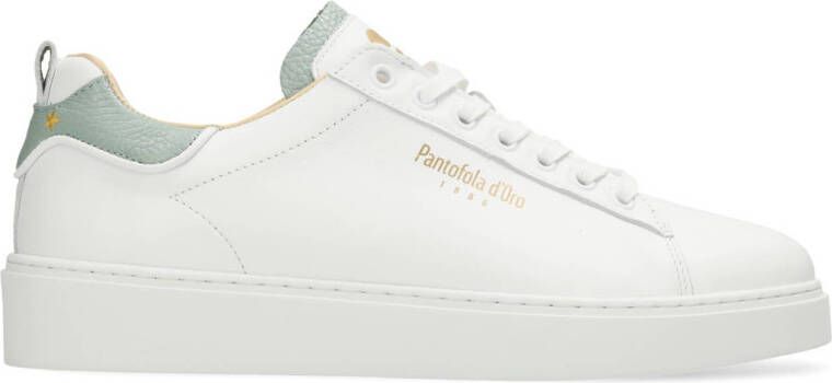 Pantofola d'Oro Elba leren sneakers wit
