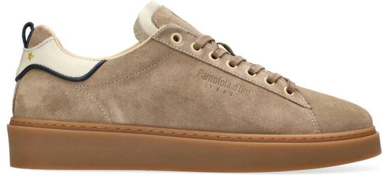 Pantofola d'Oro Elba suède sneakers taupe
