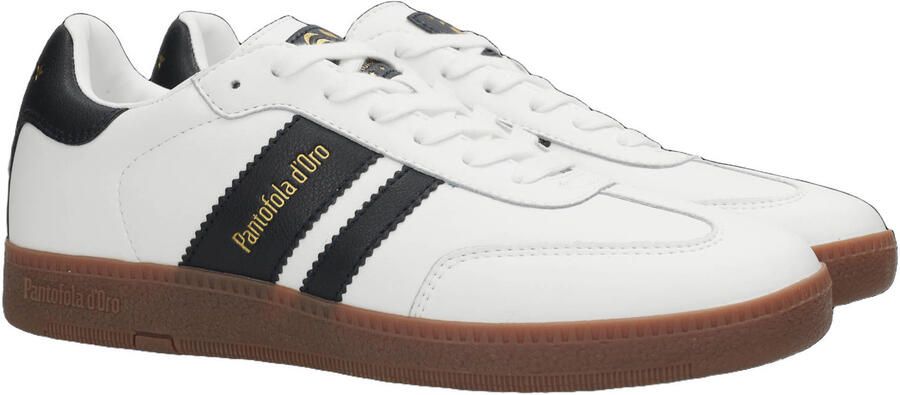 Pantofola d'Oro Bomber suède leren sneakers wit zwart - Foto 3