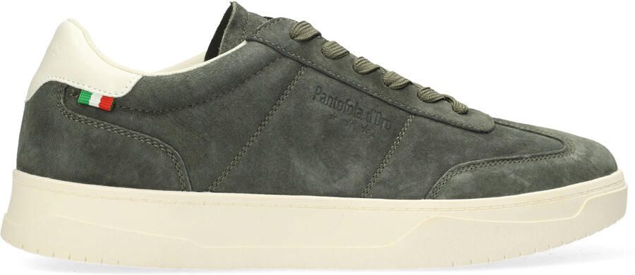 Pantofola d'Oro Kelis leren sneakers donkergroen