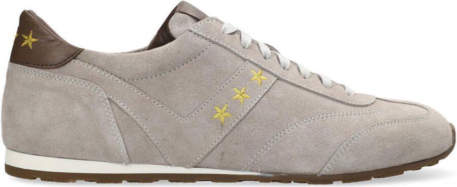 Pantofola d'Oro Terra leren sneakers lichtgrijs