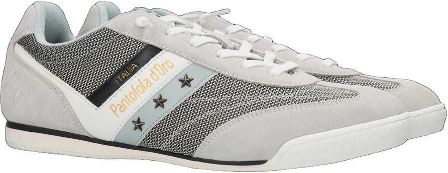 Pantofola d'Oro Vasto leren sneakers grijs blauw - Foto 3