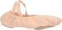 Papillon Balletschoenen Dames PA1014 500 Roze Balletschoentjes Stretch Canvas Splitzool Vaste Elastieken Roze - Thumbnail 1
