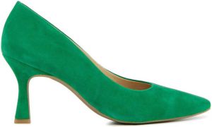 Paul Green Pumps Stiletto Dames Damesschoenen Suède Kitten heel hoogte 3779 Groen