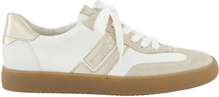 Paul Green leren sneakers wit beige
