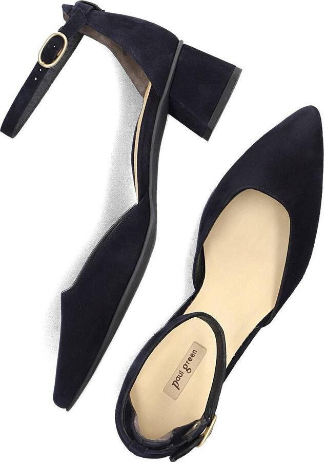 PAUL GREEN Sandalen met Hak Dames 3820 Suède Blauw - Foto 3