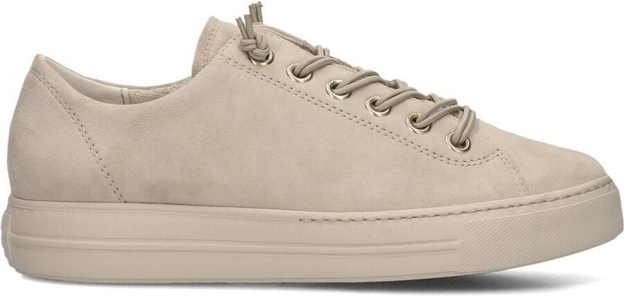PAUL GREEN Lage Sneakers Dames 4081 Suède Beige