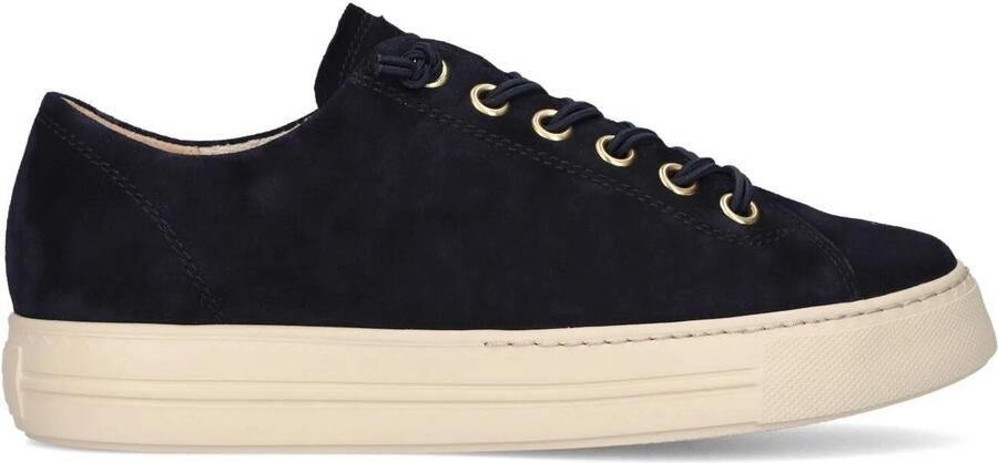 Paul Green 4081 Sneakers Suède Dames Blauw - Foto 1