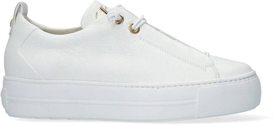 PAUL GREEN Lage Sneakers Dames 5017 Leer Wit