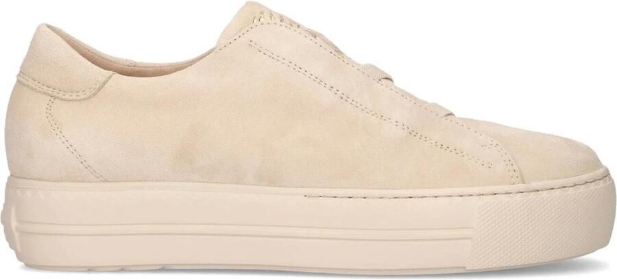 PAUL GREEN Lage Sneakers Dames 5529 Suède Beige