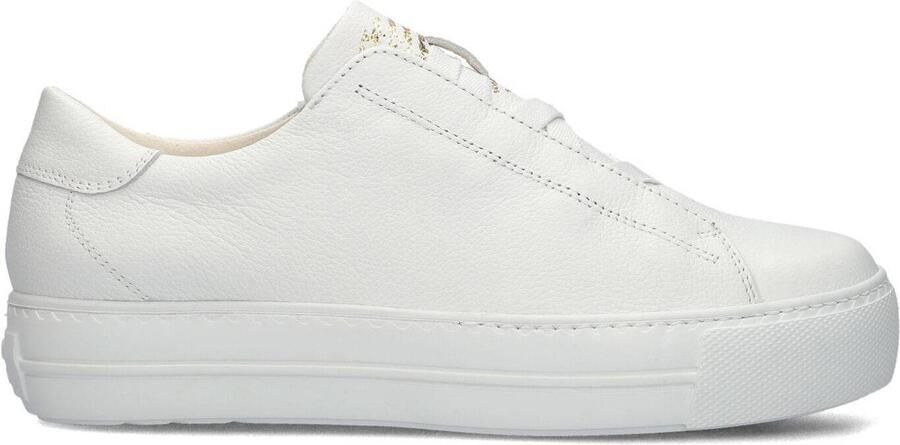 PAUL GREEN Lage Sneakers Dames 5529 38 5 Leer Wit