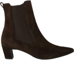 PAUL GREEN Enkellaarsjes Dames 8354 Suède Bruin