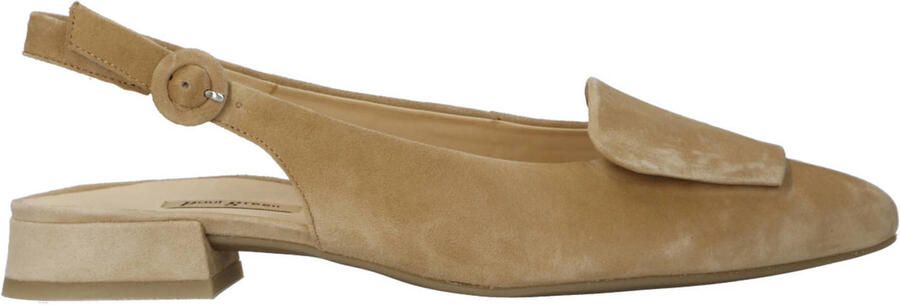 PAUL GREEN Slingbacks Dames 6090 Maat: 39 Materiaal: Suède Kleur: Beige - Foto 2