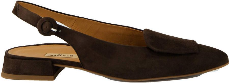 PAUL GREEN Slingbacks Dames 6090 Maat: 37 5 Materiaal: Suède Kleur: Bruin - Foto 6