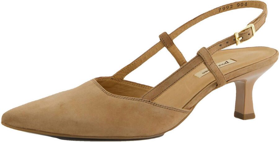 Paul Green suède slingback pumps cognac - Foto 2