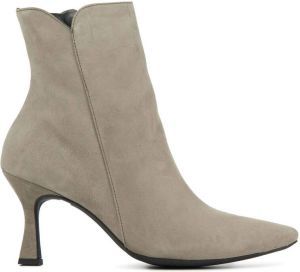 Paul Green Enkellaarsjes Dames Laarzen Damesschoenen Suède 9101 Taupe