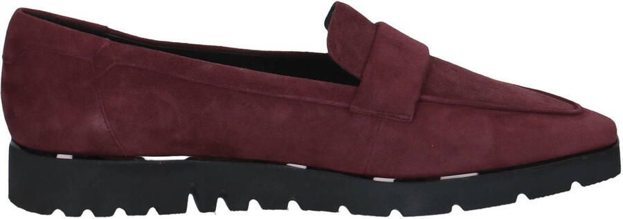 Peter Kaiser Barcelona suède loafers met profielzool bordeaux