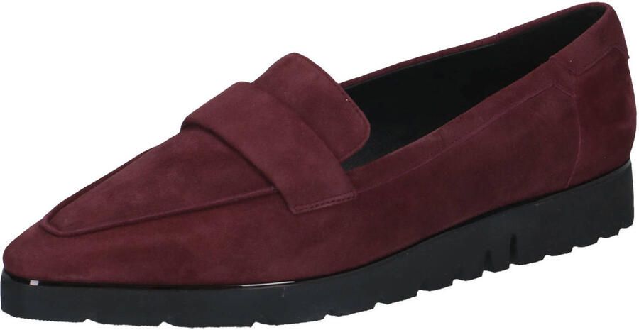 Peter Kaiser Barcelona suède loafers met profielzool bordeaux - Foto 3