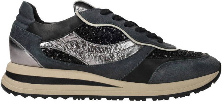 PIEDI NUDI PiediNudi Lage Sneakers Dames Selva 17.01 Maat: 38 Materiaal: Leer Kleur: Grijs