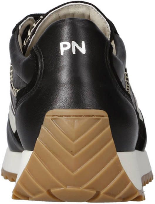 Piedi Nudi Harlem 02.03 leren sneakers zwart