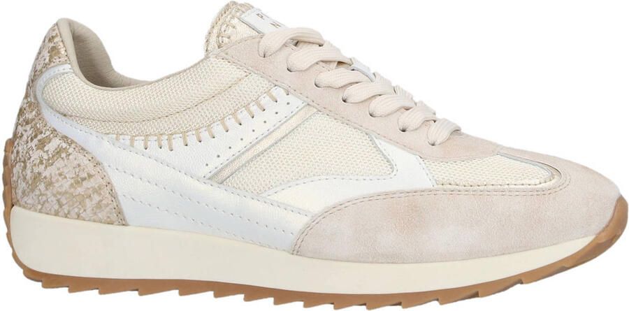 Piedi Nudi Dames Sneakers Harlem 05.08 Cream Gold Beige